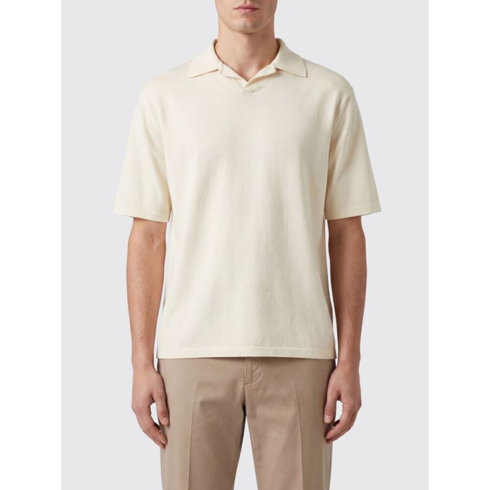 Auralee Polo Shirt Men Ivory